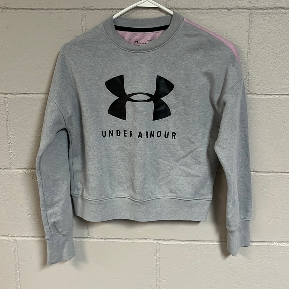 Girls Loose Fitting Under Armour Crew-Neck